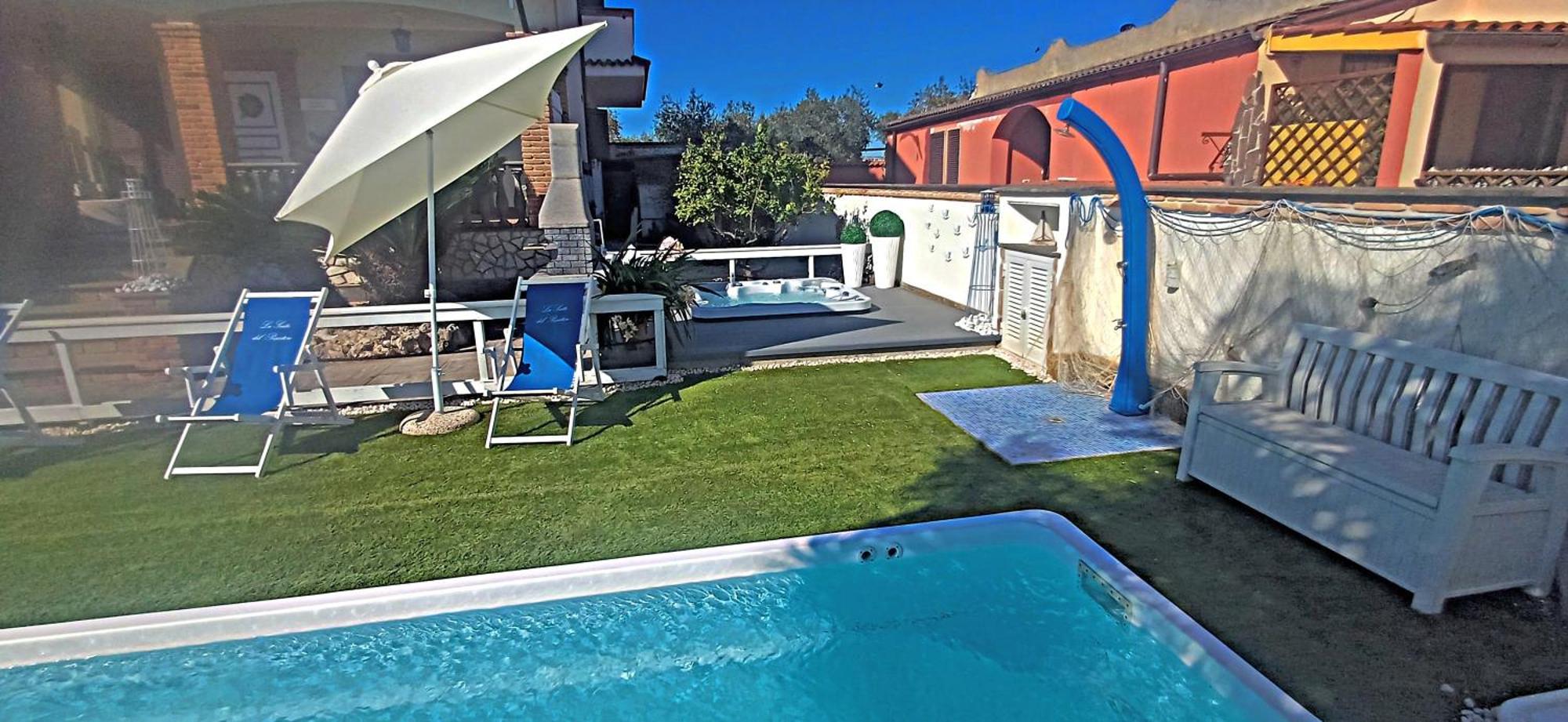Alloggi Turistici Con Piscina Palestra Jacuzzi Sauna آنسيو المظهر الخارجي الصورة