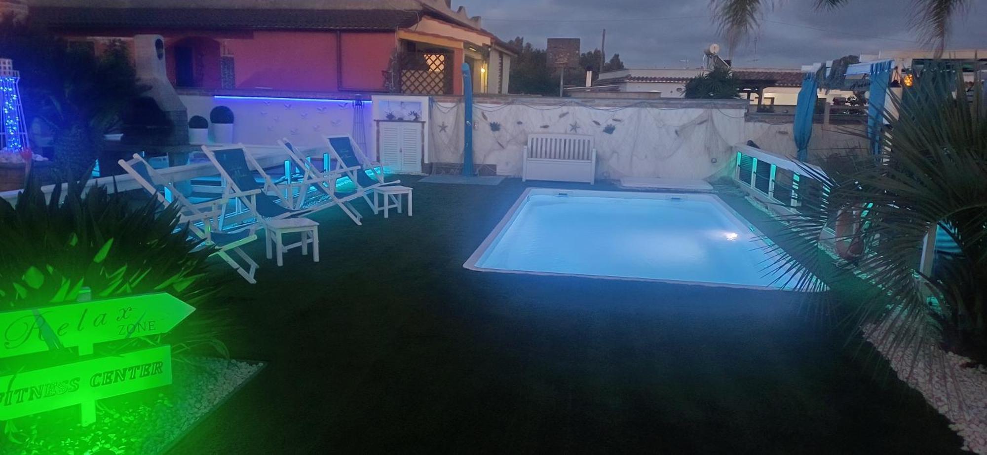 Alloggi Turistici Con Piscina Palestra Jacuzzi Sauna آنسيو المظهر الخارجي الصورة